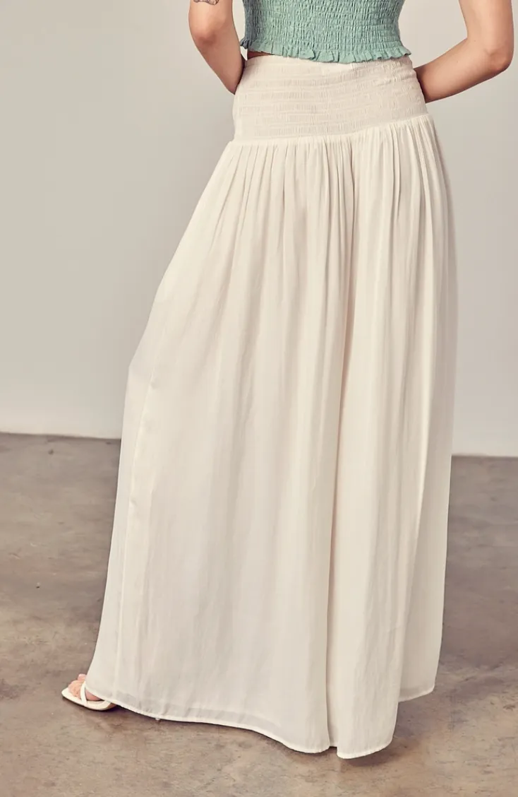 Smocked Flowy Pants