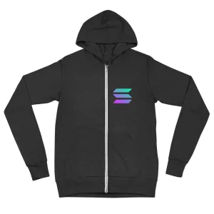 Solana Unisex zip hoodie