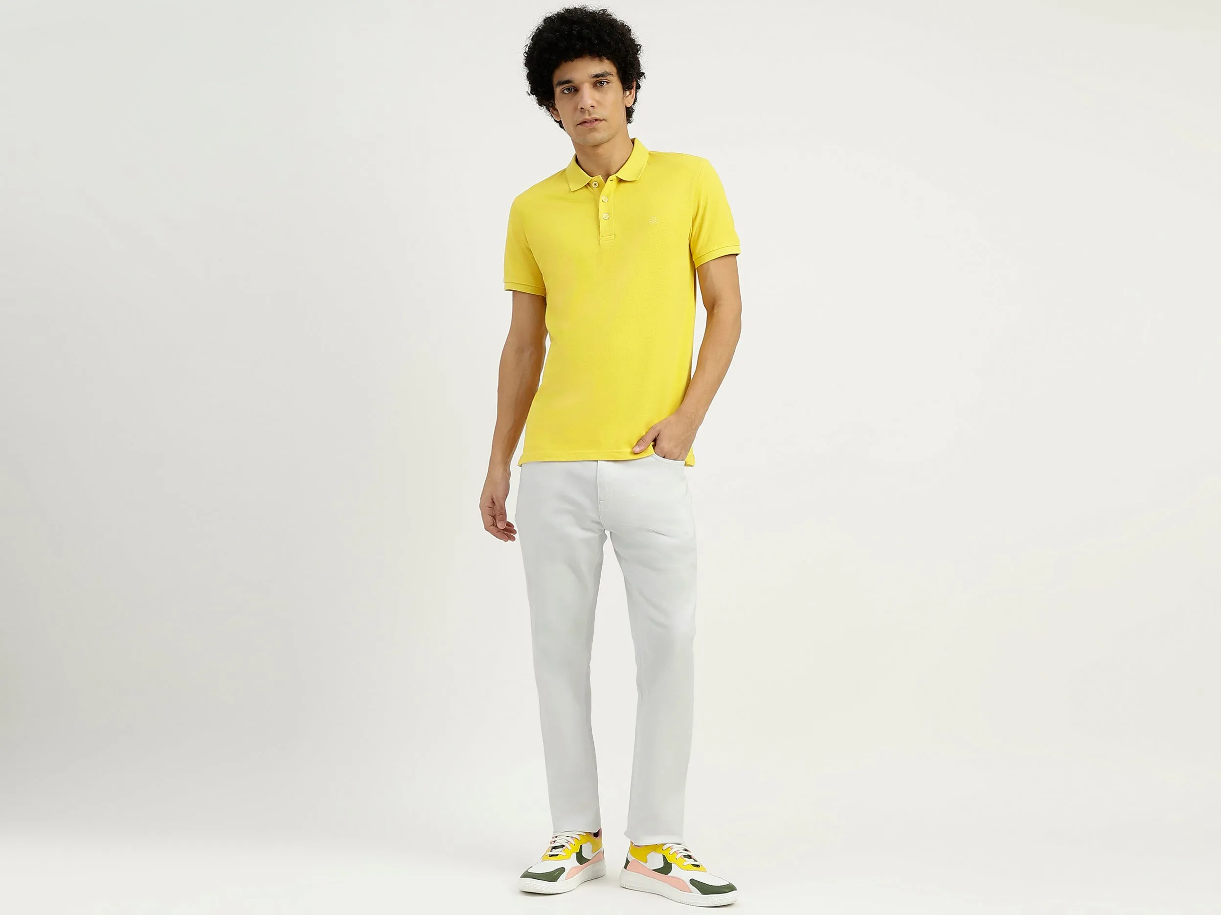 Solid Mid Rise Skinny Fit Jeans