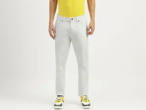Solid Mid Rise Skinny Fit Jeans