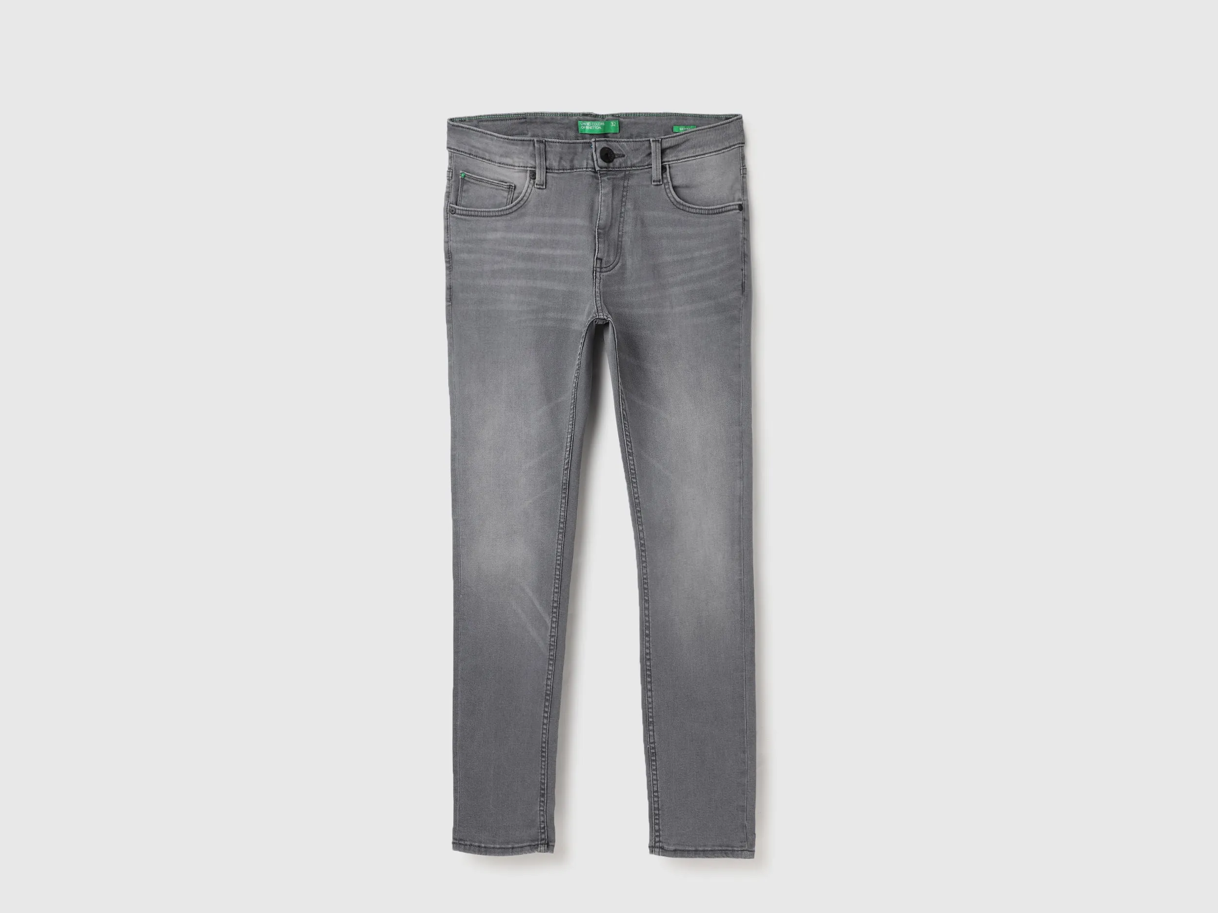 Solid Mid Rise Skinny Fit Jeans