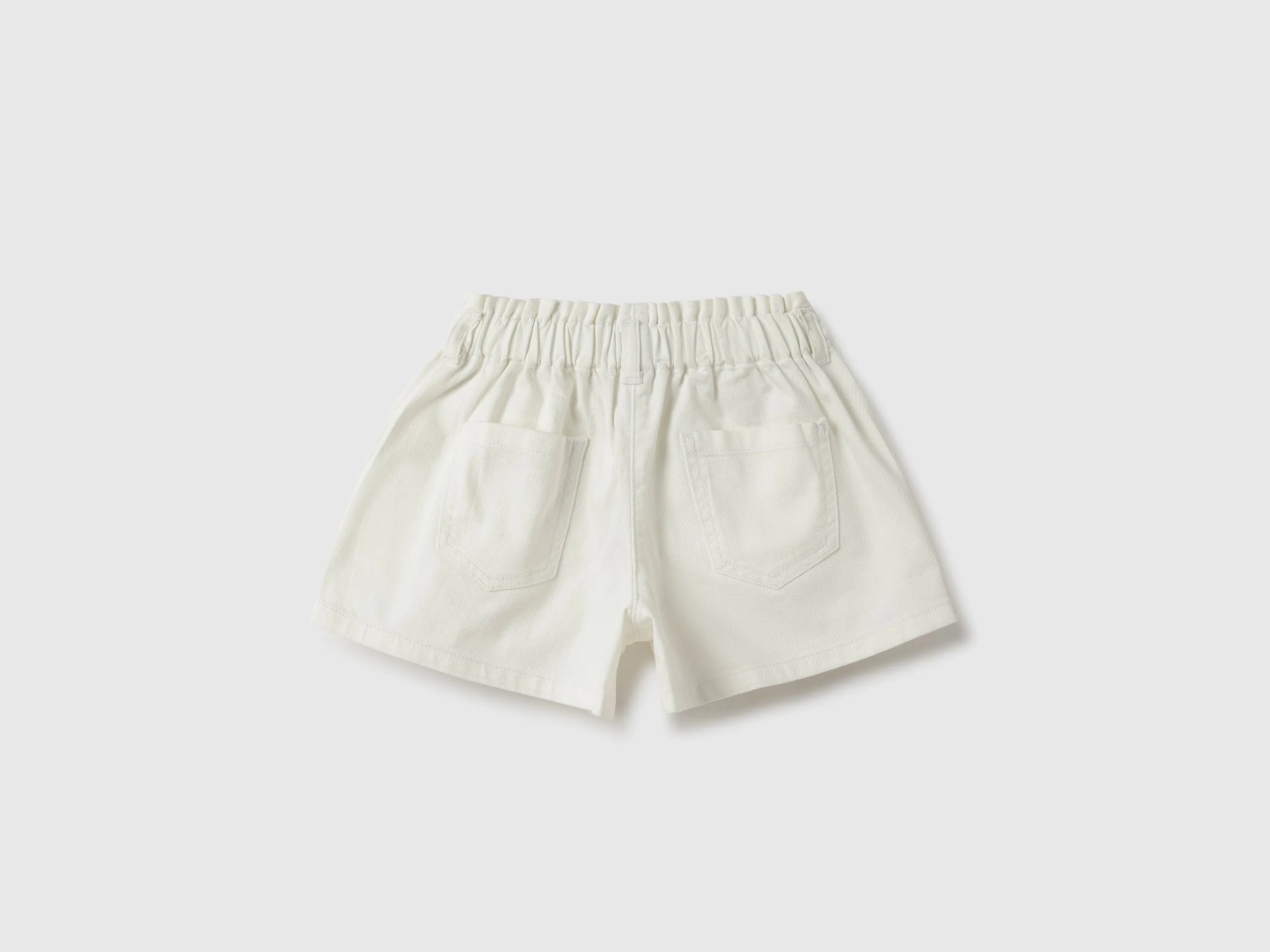 Solid Regular Fit Denim Shorts