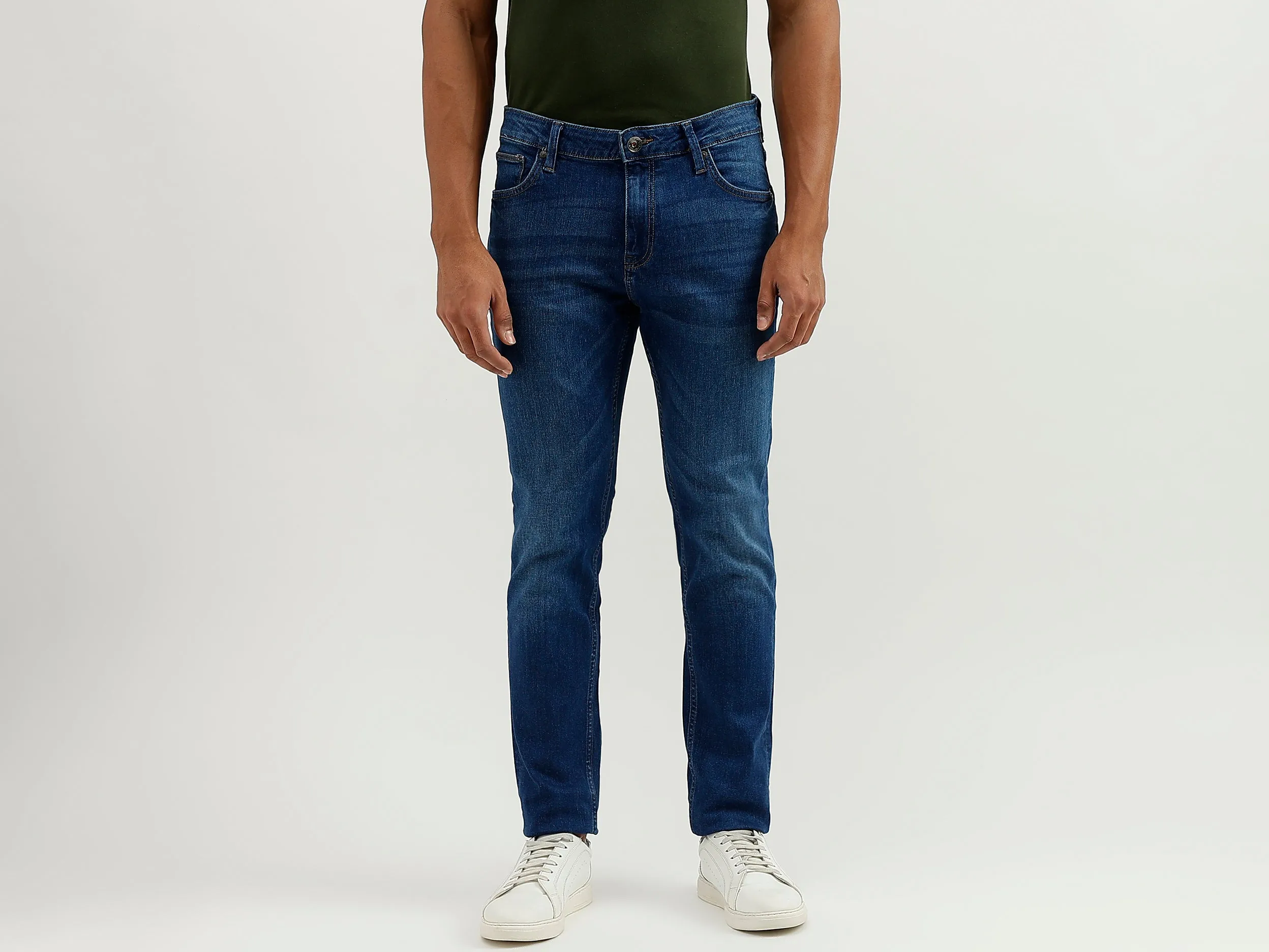Solid Skinny Fit Jeans