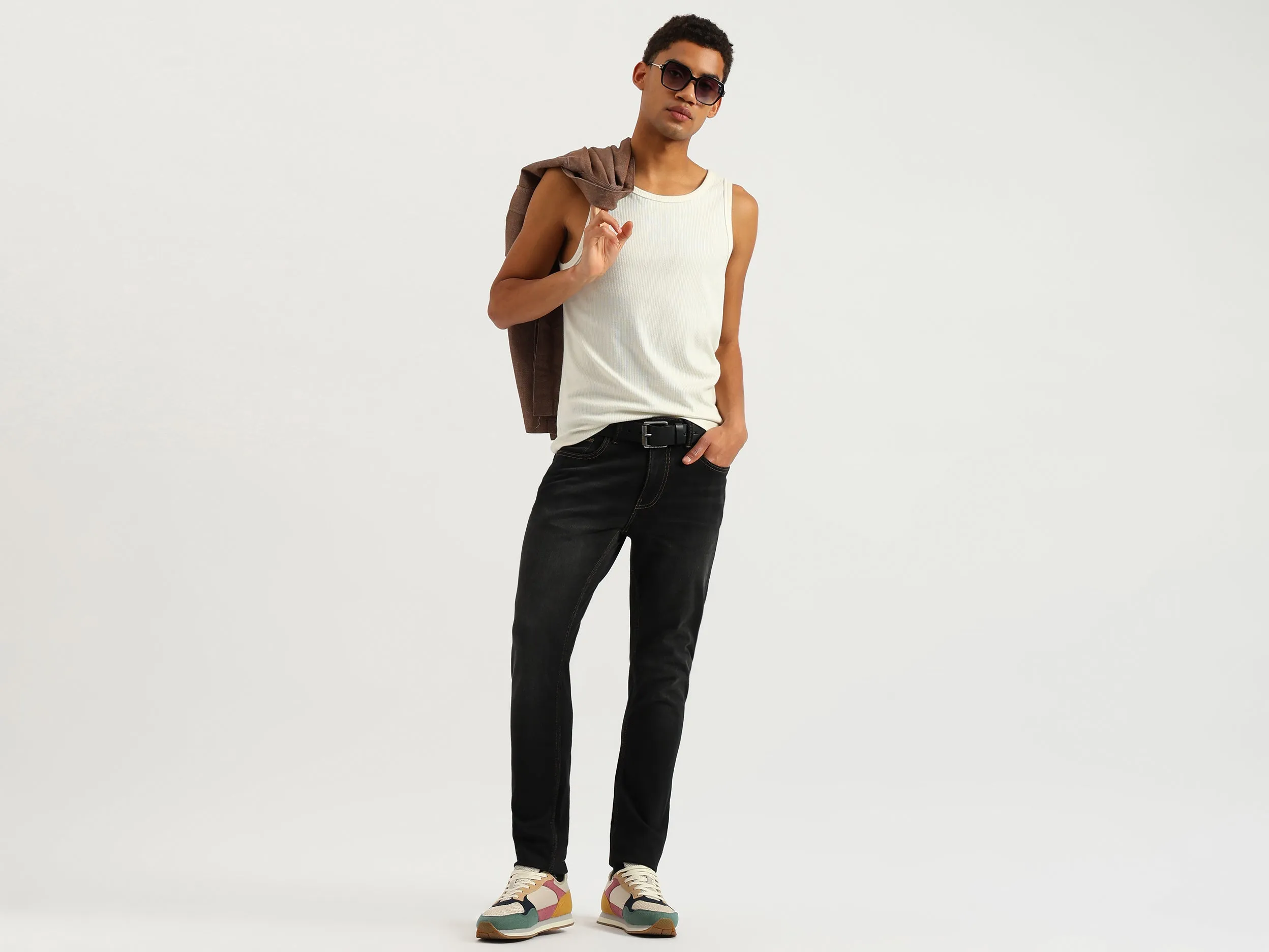 Solid Skinny Fit Jeans
