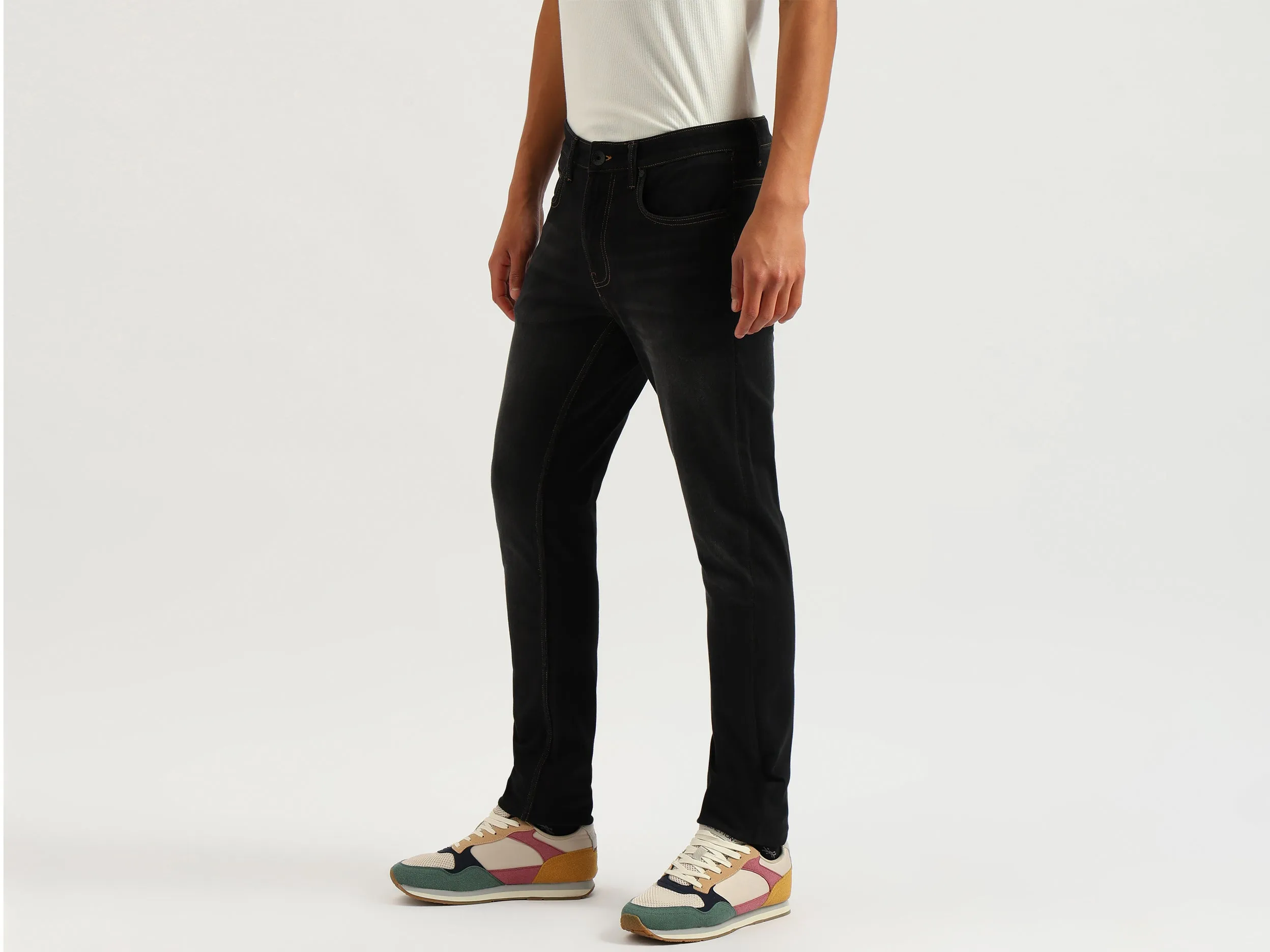 Solid Skinny Fit Jeans