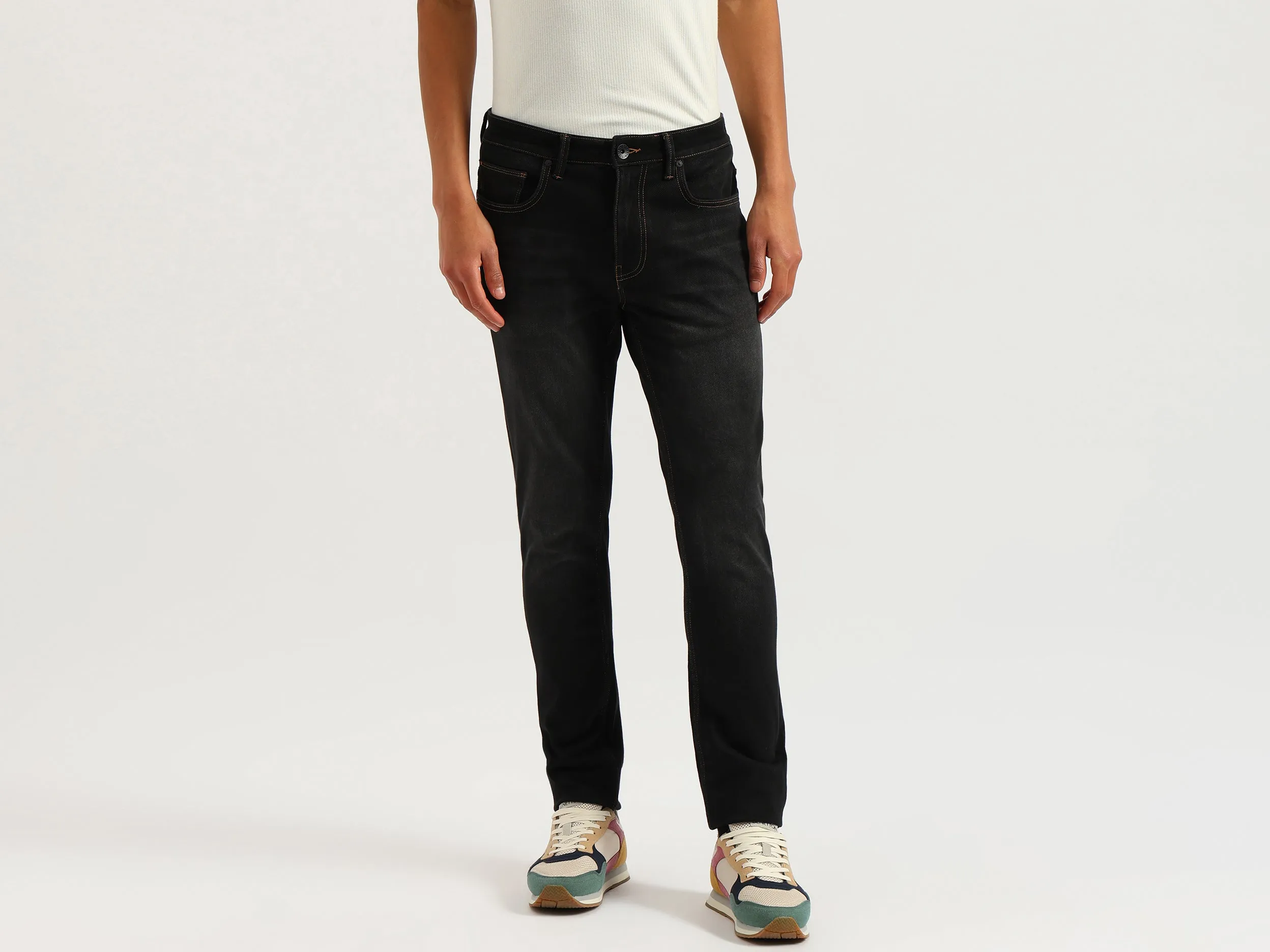 Solid Skinny Fit Jeans