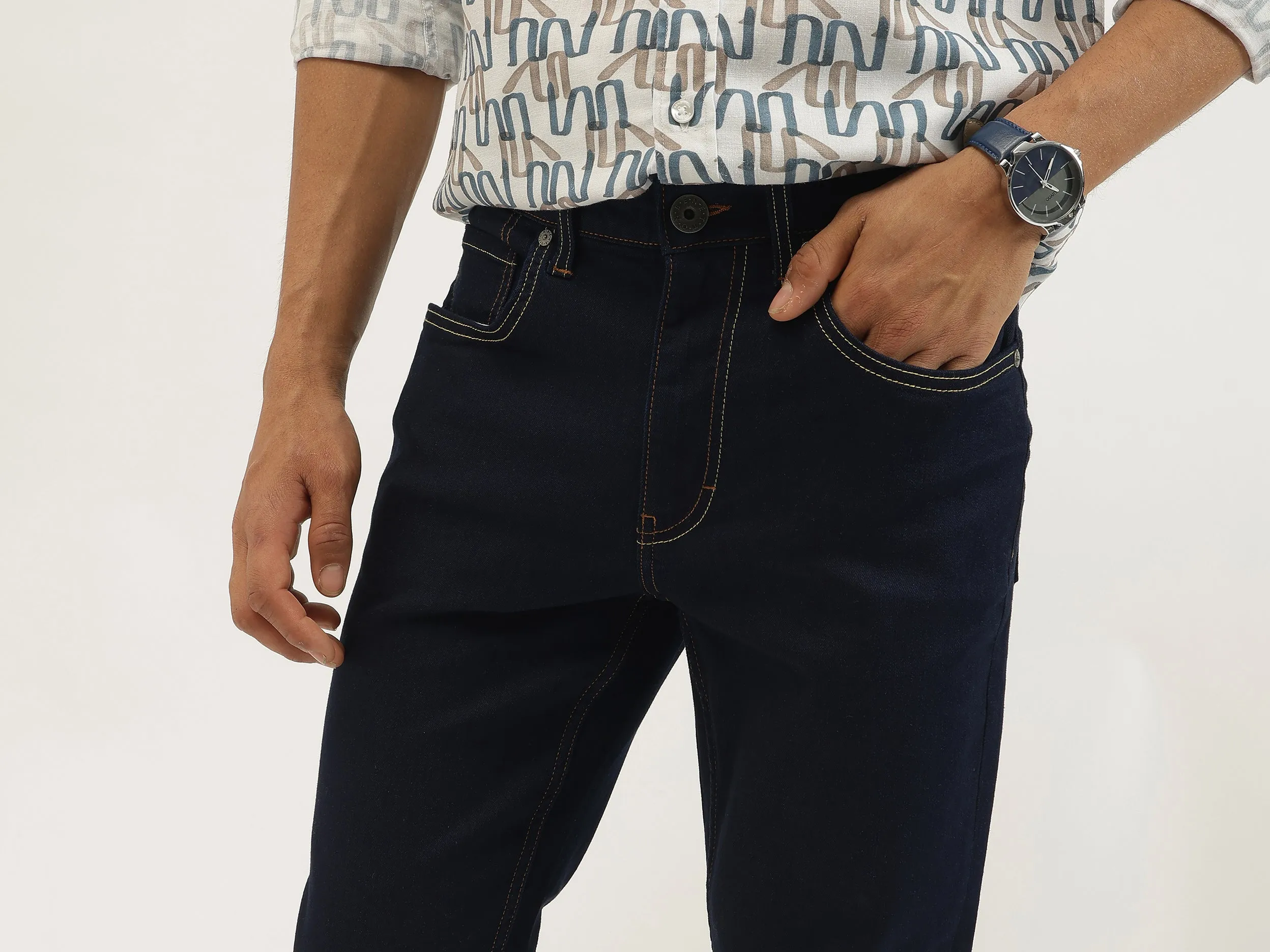 Solid Skinny Fit Jeans