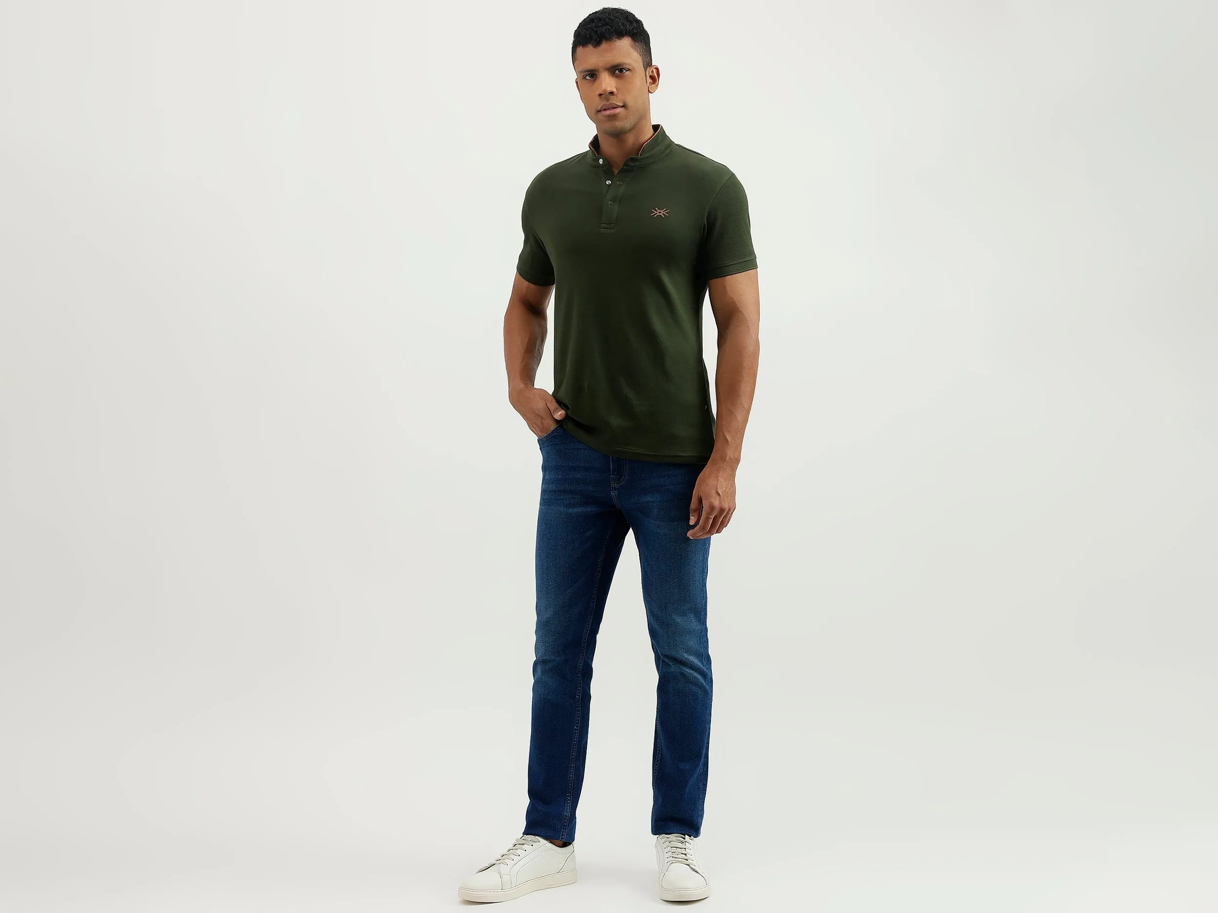 Solid Skinny Fit Jeans
