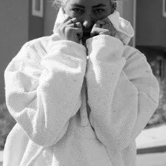 Solid White Baja Hoodie Drug Rug