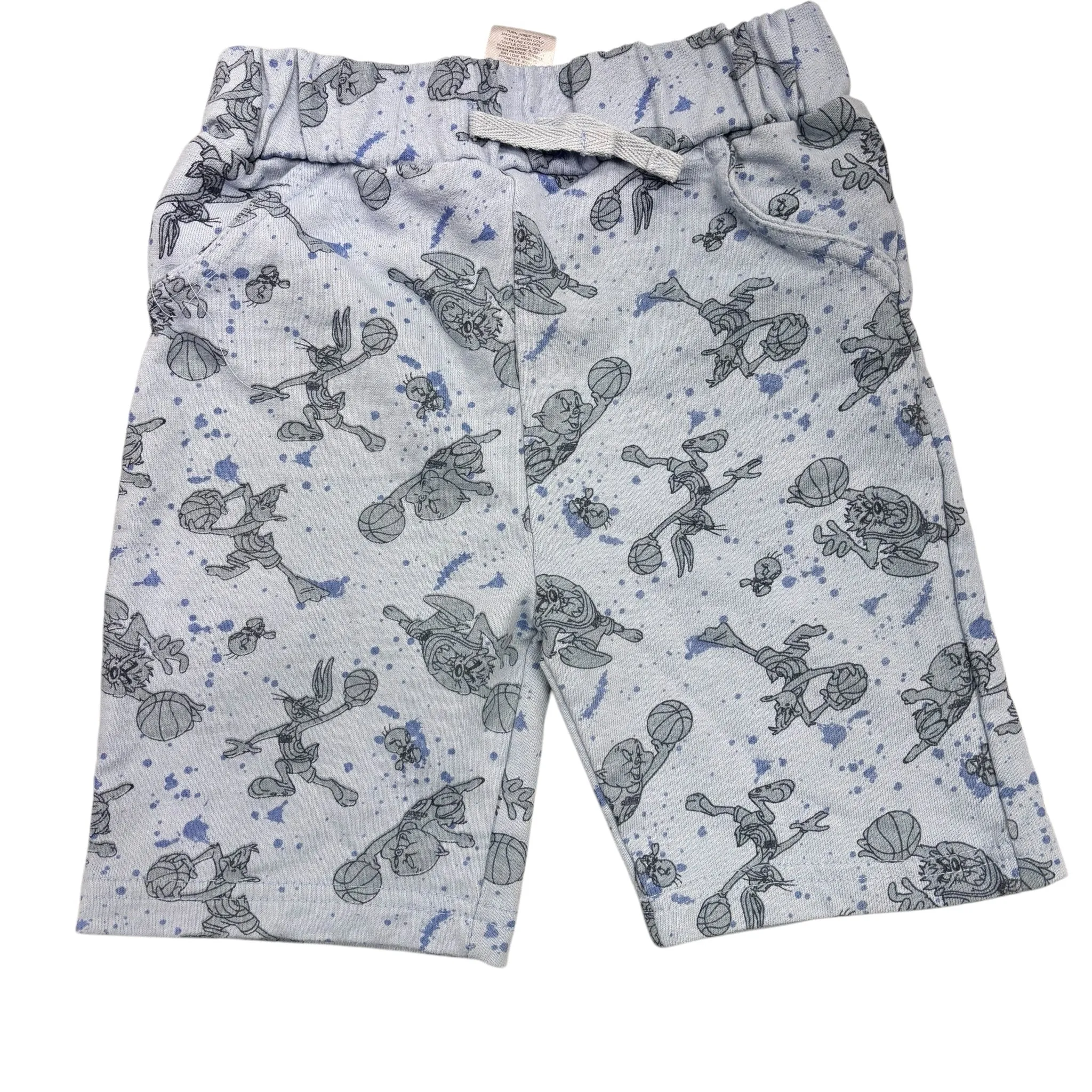 Space Jam Boy's Blue Shorts Child Size 5