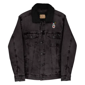 Stash Me - Unisex Crowned Ghost Denim Jacket