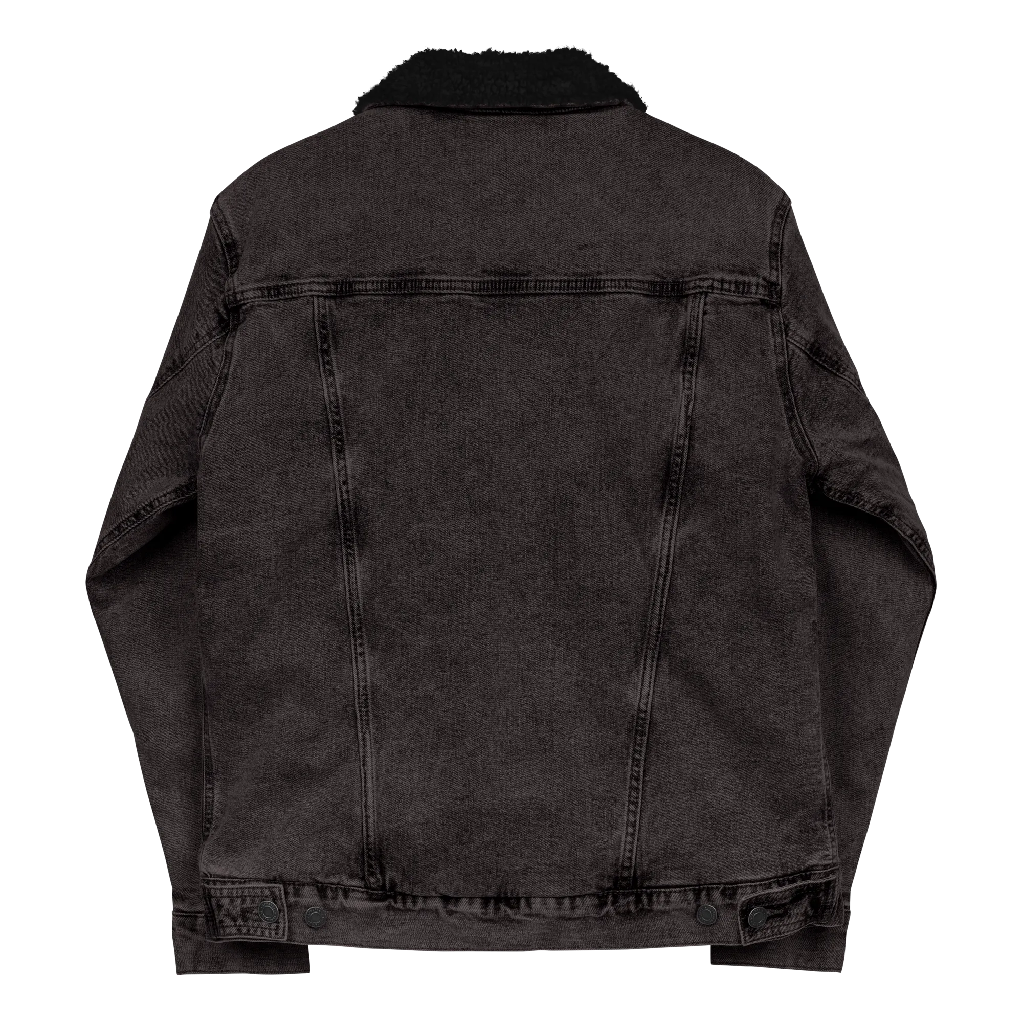 Stash Me - Unisex Crowned Ghost Denim Jacket