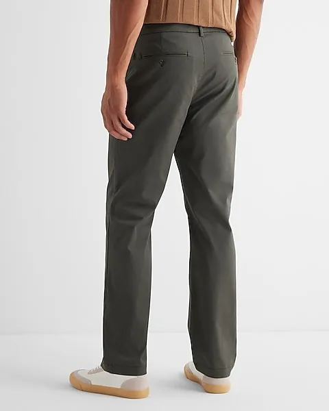 Straight Fit Hyper Stretch Cotton Chino Pant