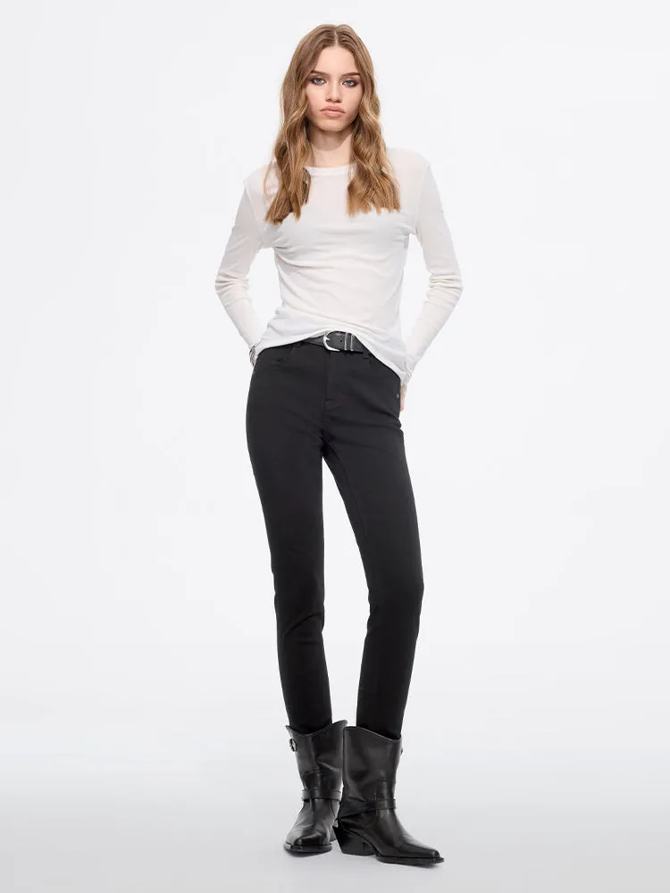 Stretchy Slim-Fit Jeans-LOLITA