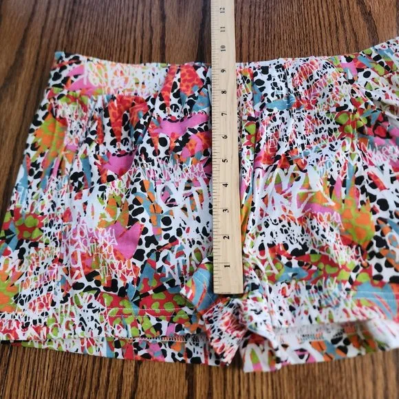 Stussy Pink Jamrock Shorts Medium Casual Pull On Pockets