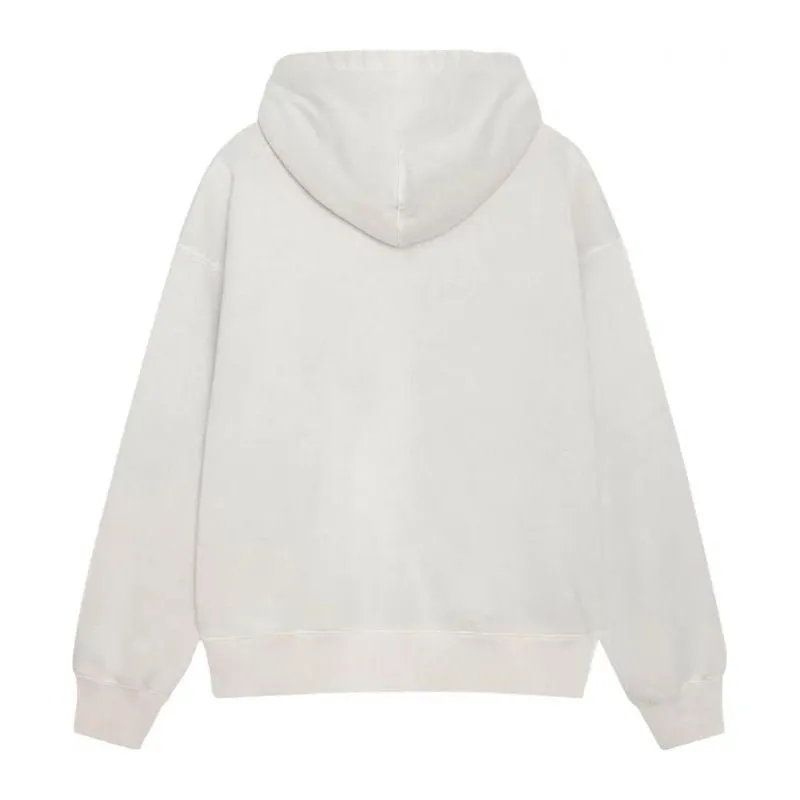 Stussy x Nike Pigment Dyed Fleece Zip Hoodie (Light Bone) (SS24)