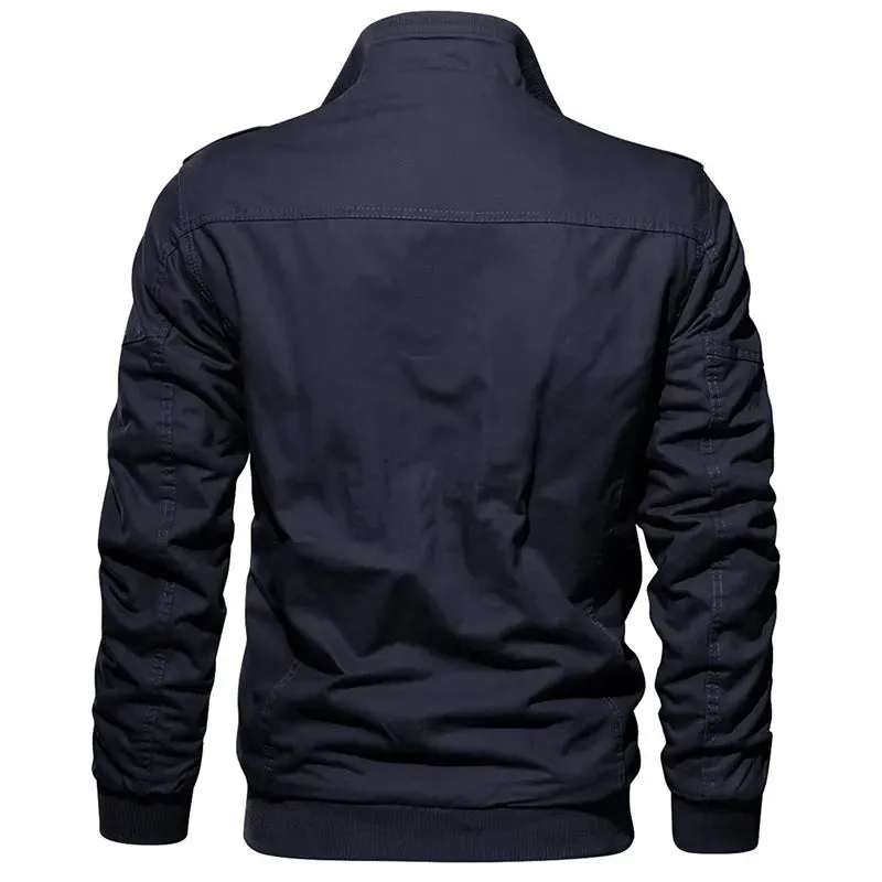 Stylish Long Sleeve Winter Bomber Jacket for Men