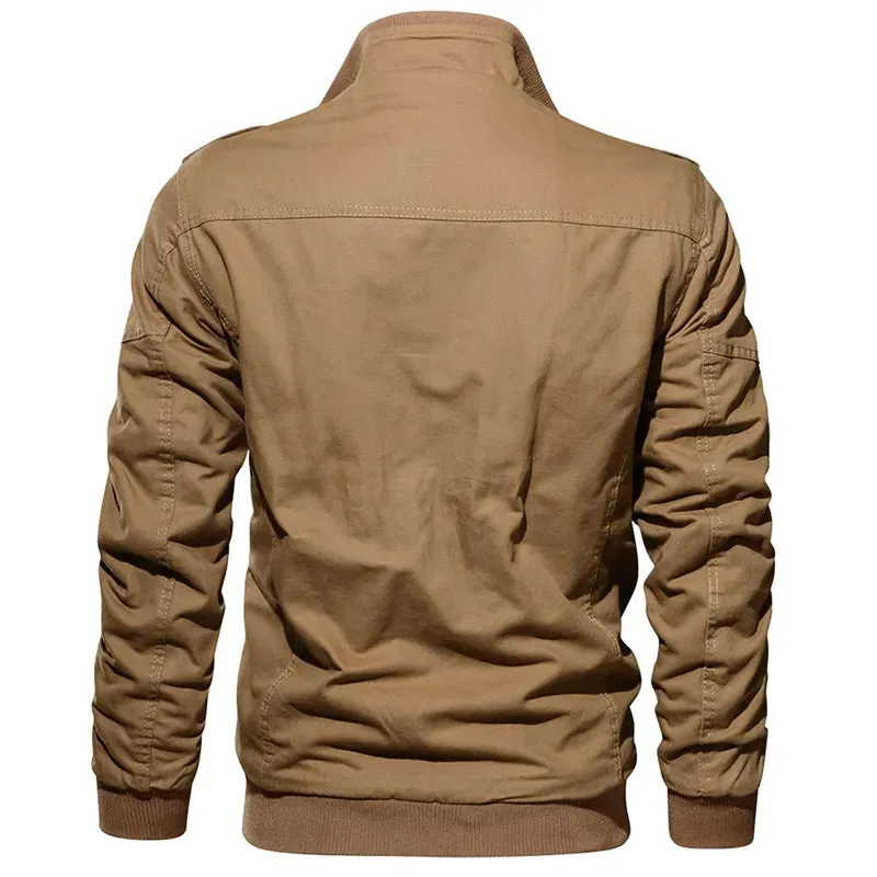Stylish Long Sleeve Winter Bomber Jacket for Men