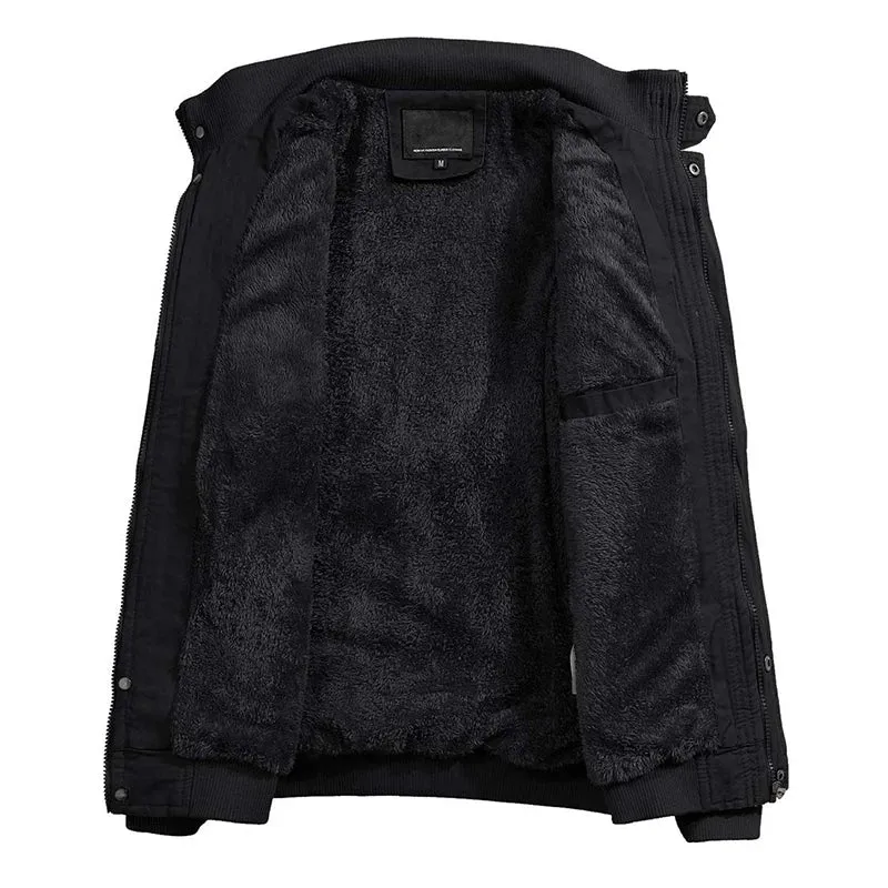 Stylish Long Sleeve Winter Bomber Jacket for Men