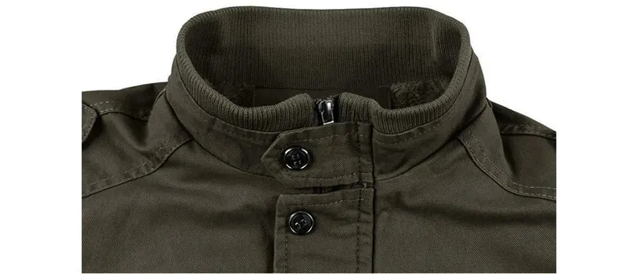Stylish Long Sleeve Winter Bomber Jacket for Men