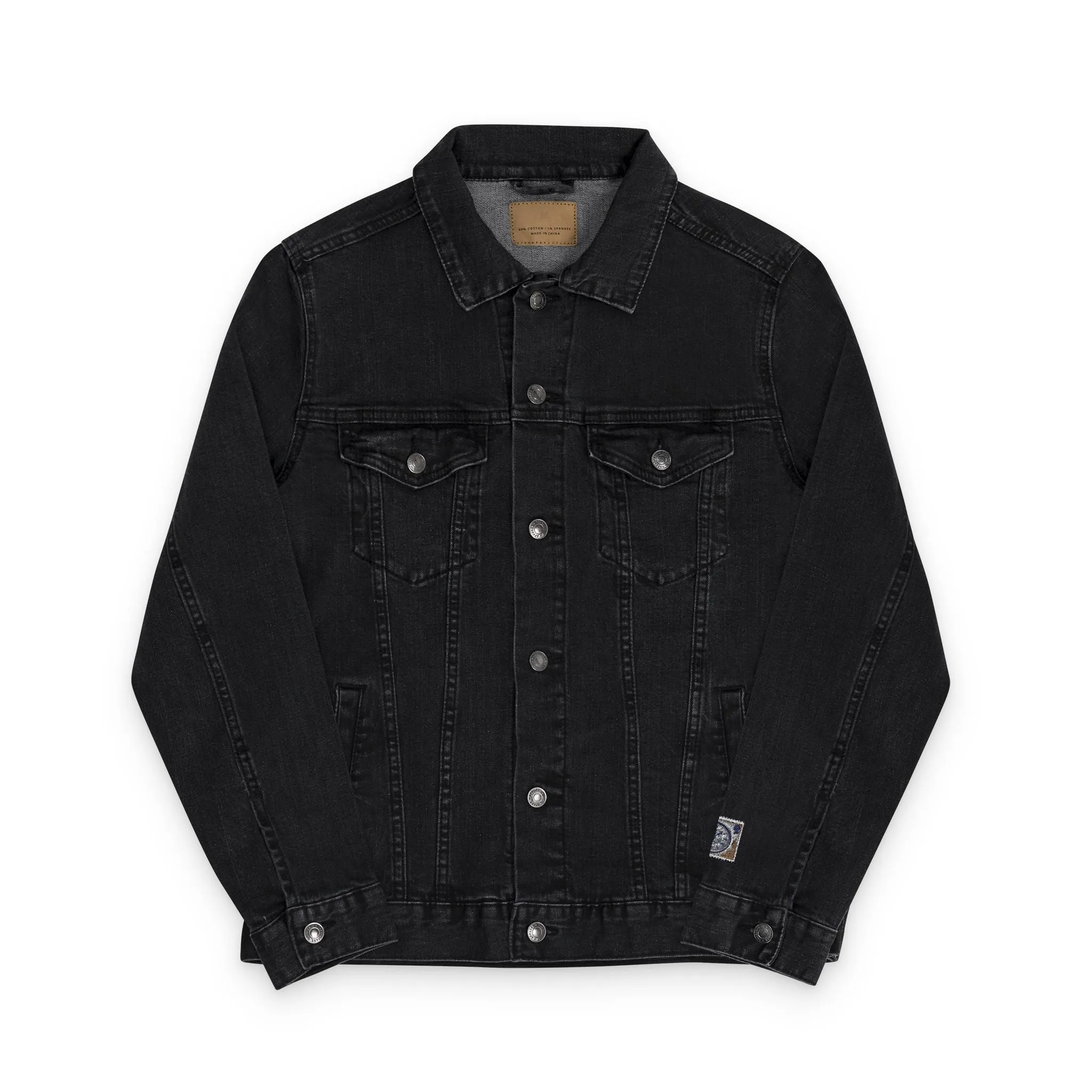 Stylish Unisex Embroidered Denim Jacket - Versatile Fashion Statement