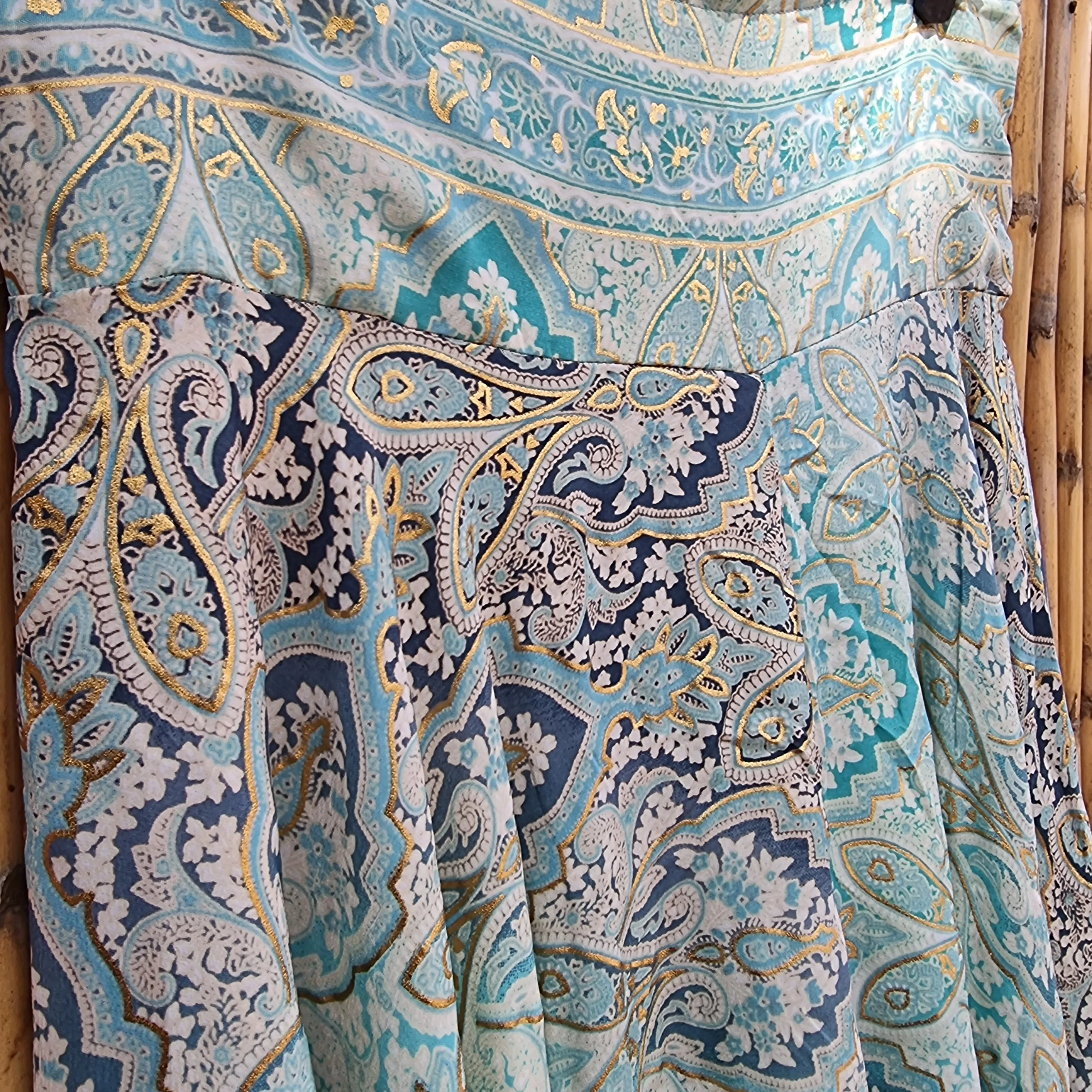 Sun kissed Silk Umbrella Pants