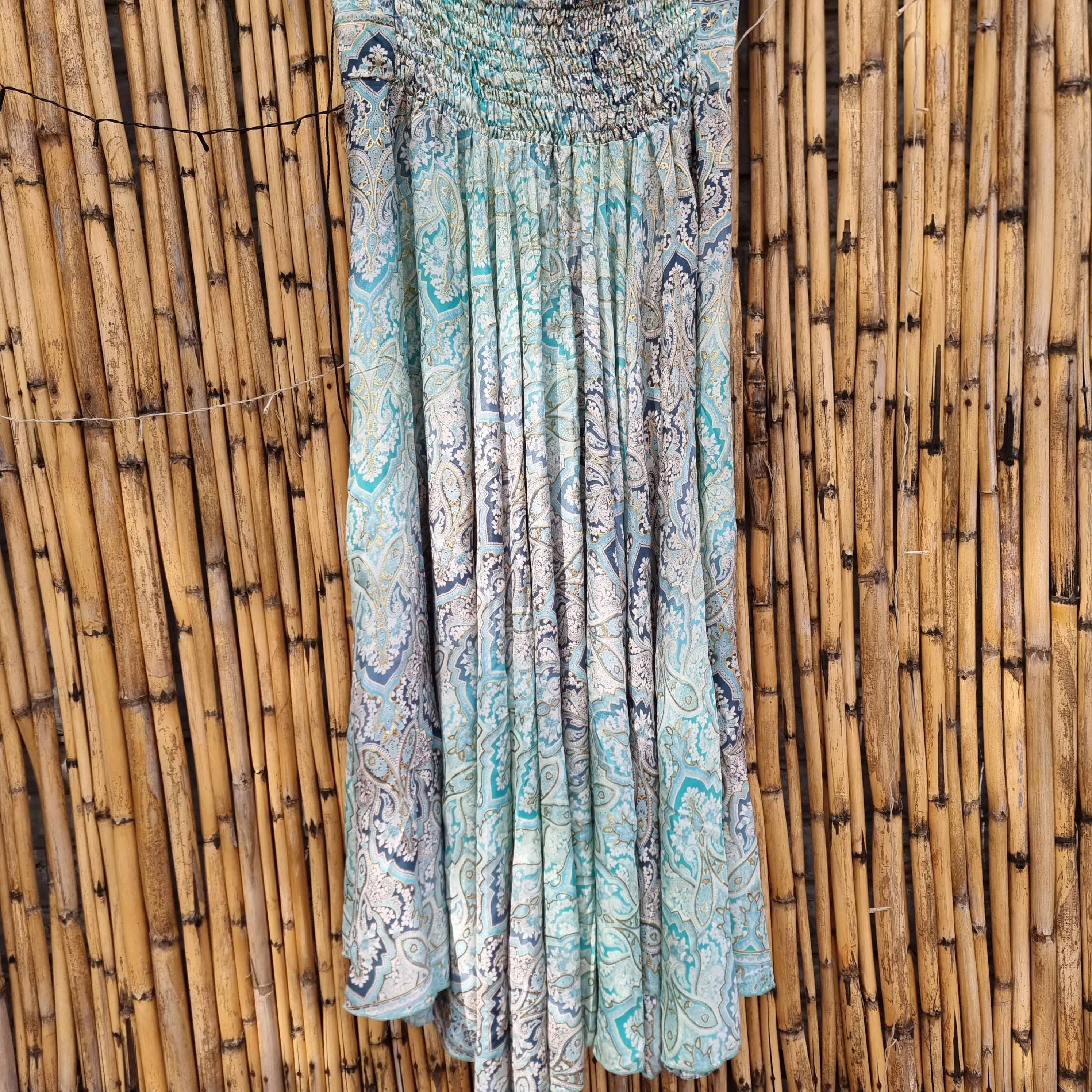 Sun kissed Silk Umbrella Pants