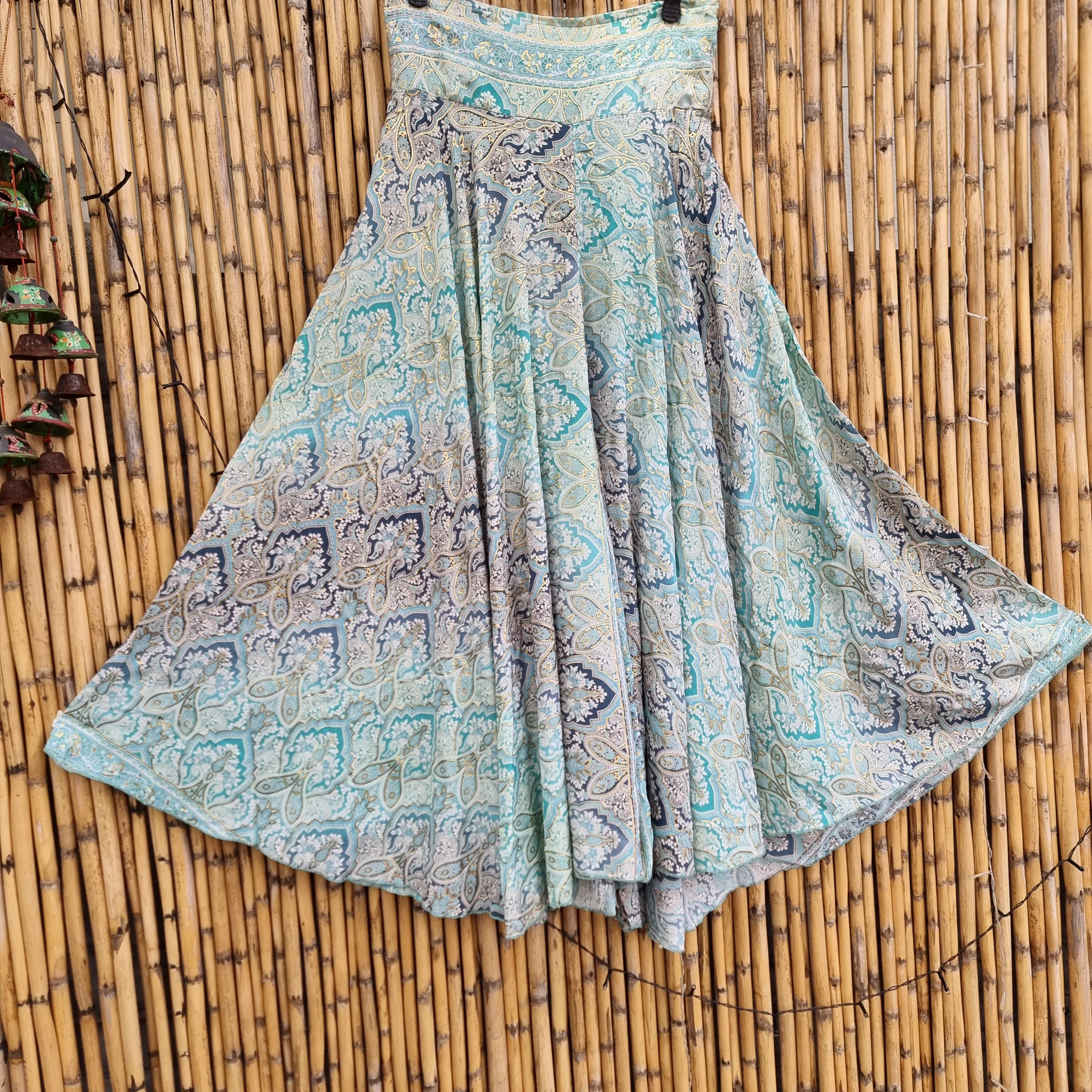Sun kissed Silk Umbrella Pants