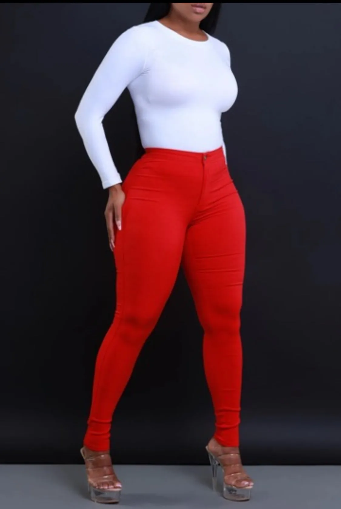 Super Stretch Skinny Jeans! PLUS SIZES!