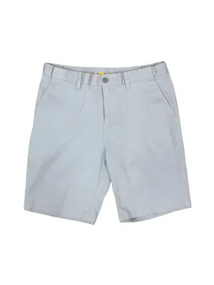 Tailored Chino Adjustable Waist Short - Silver