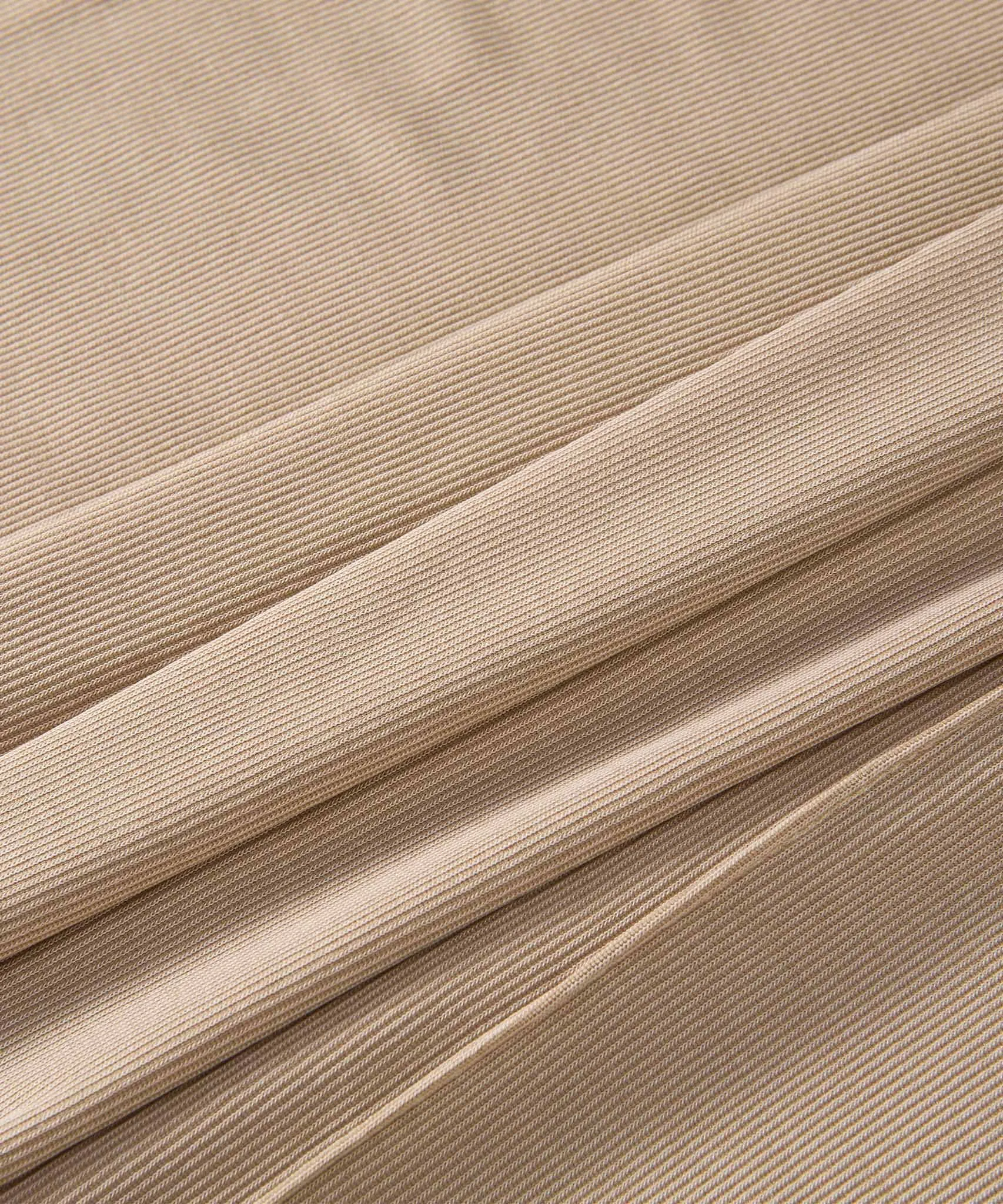 Tan Jersey Wide Legged Pants