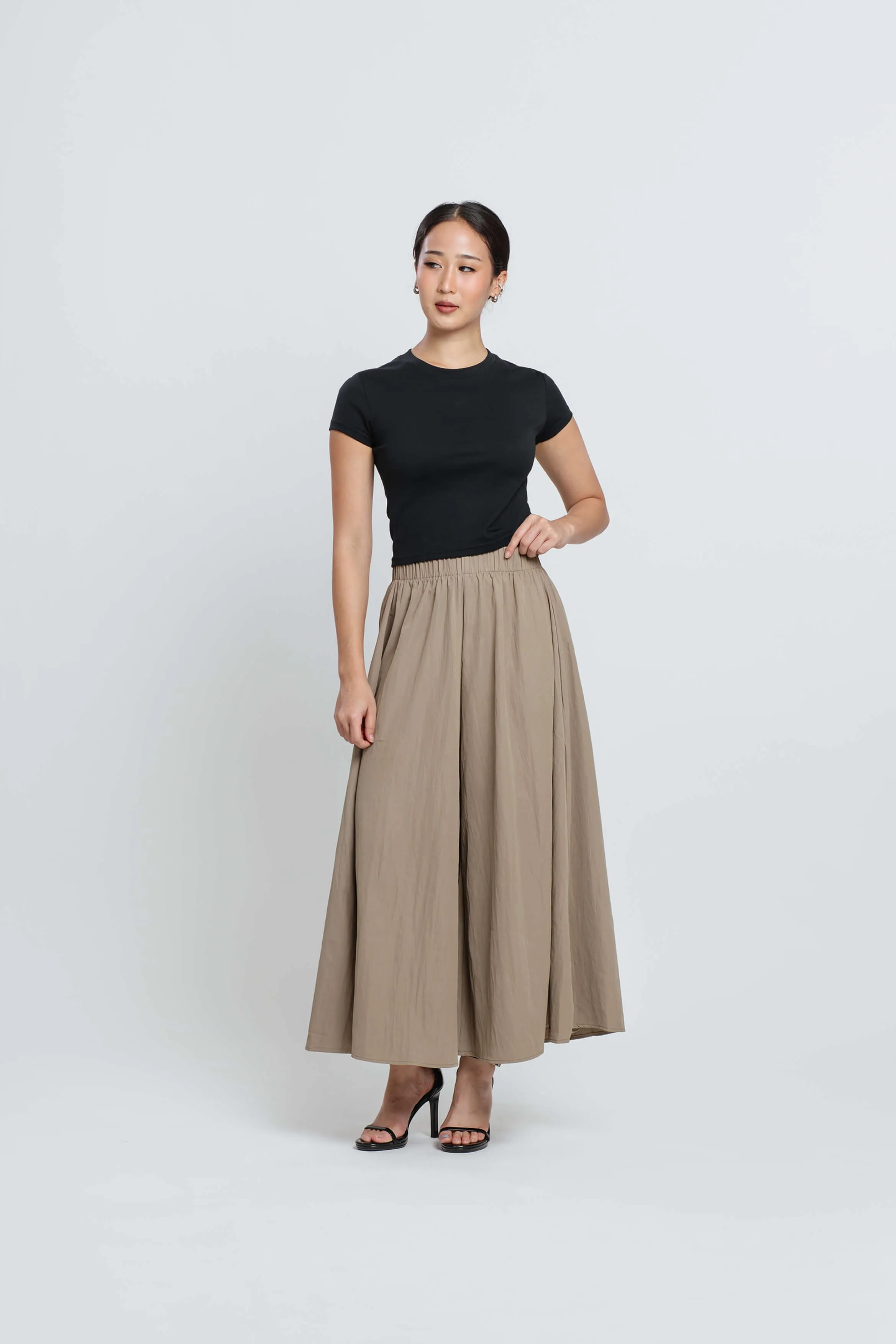 Taupe Palazzo Pants