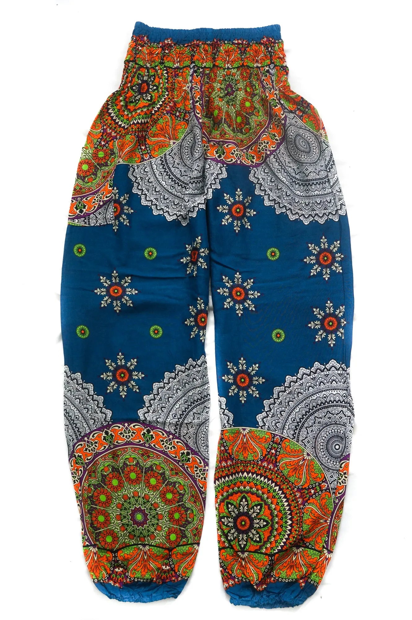 Teal Star Mandala Harem Pants