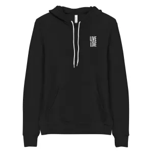 The Live the Love Logo Front & Back Unisex hoodie
