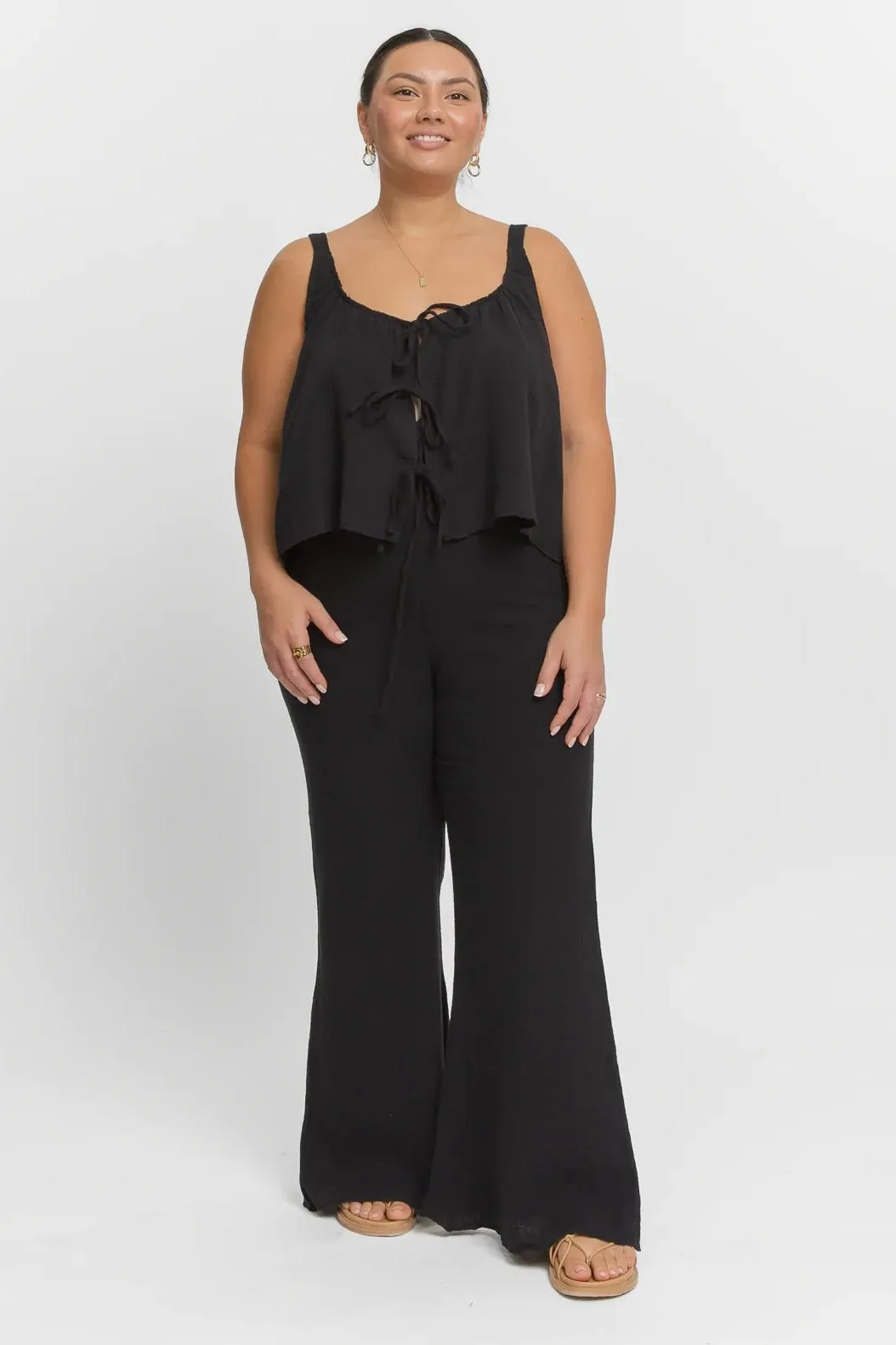 THE LULLABY CLUB POSITANO PANTS - JETT
