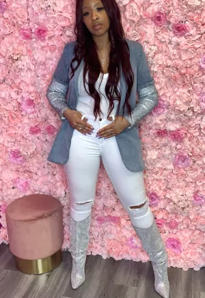 The Miss Bling Jacket (Denim)