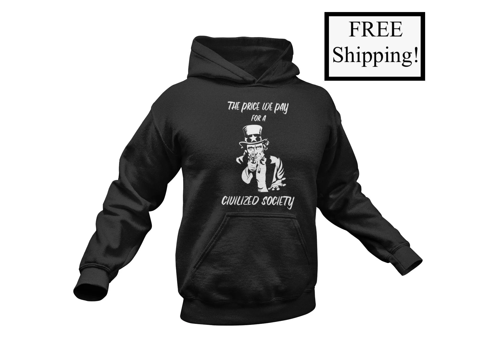 The Price We Pay for a Civilized Society Light Hoodie