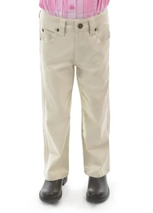 Thomas Cook Stretch Moleskin Kids Jeans - Stone
