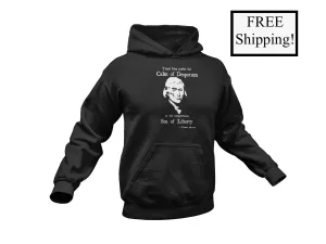 Thomas Jefferson Sea of Liberty Light Hoodie