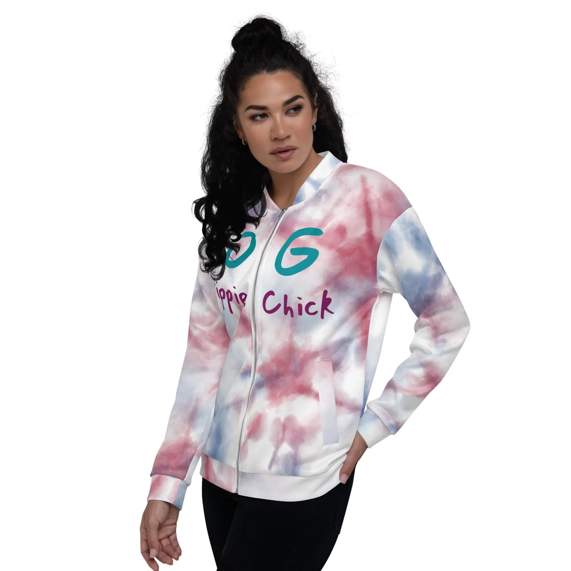 Tie Dye Bomber Jacket - OG Hippie Chick