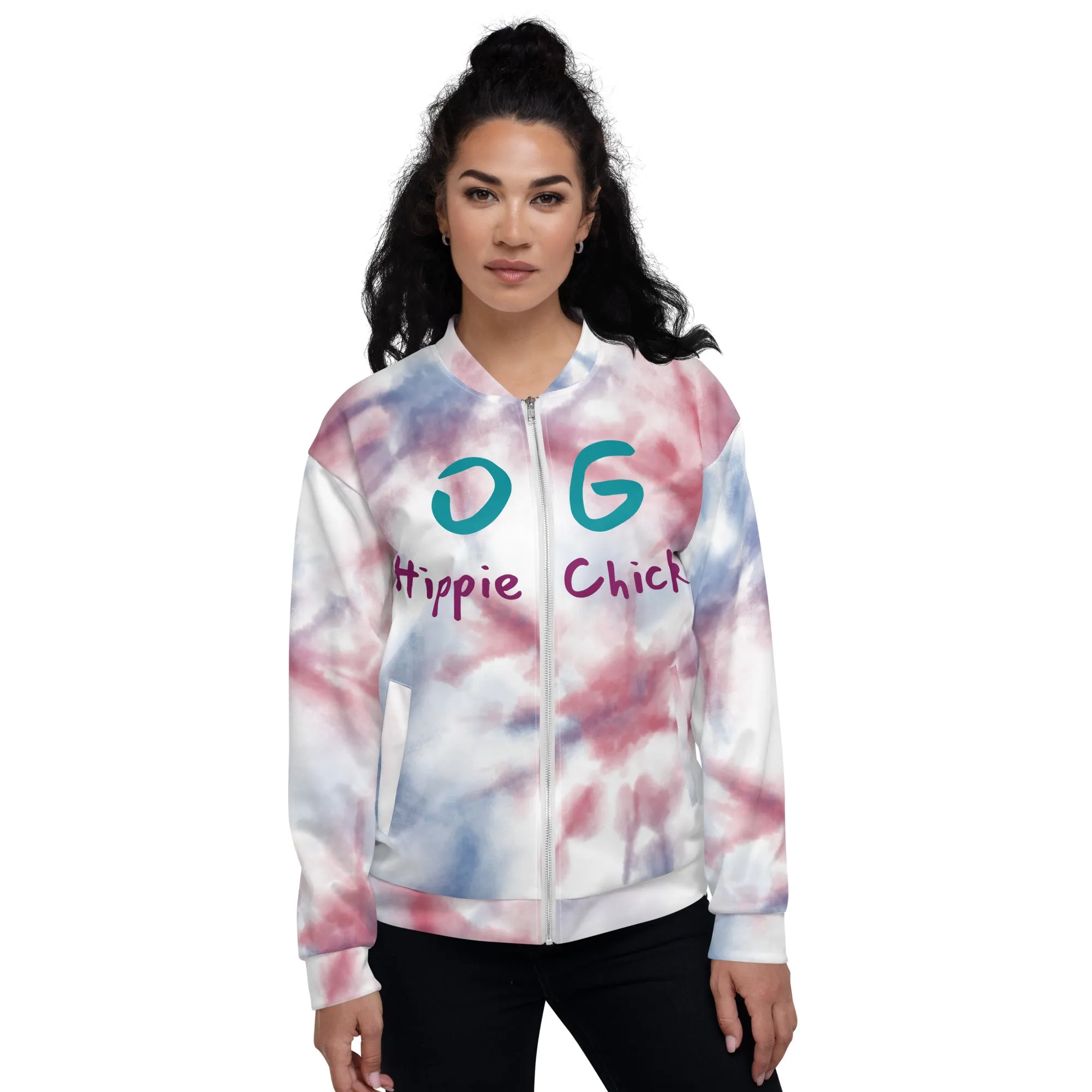 Tie Dye Bomber Jacket - OG Hippie Chick