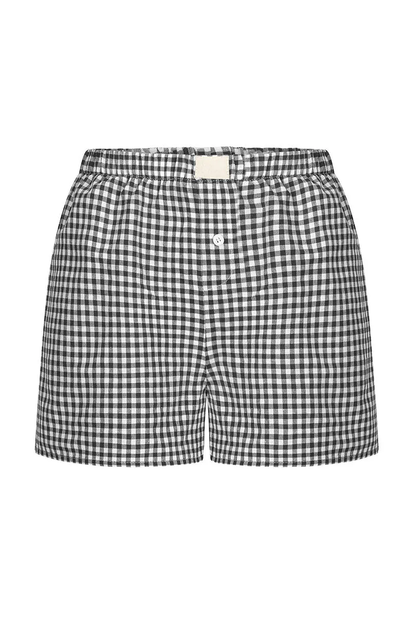 TNF4184 Checkered Casual Shorts
