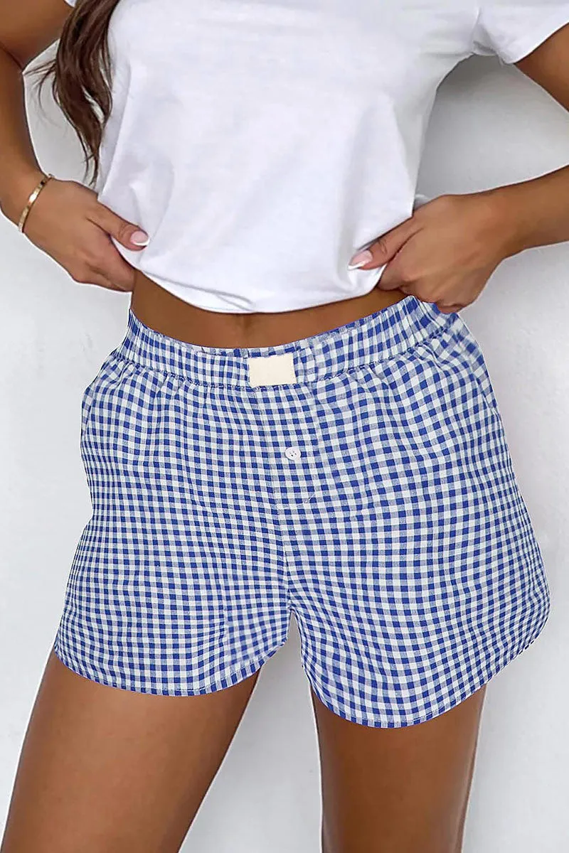 TNF4184 Checkered Casual Shorts