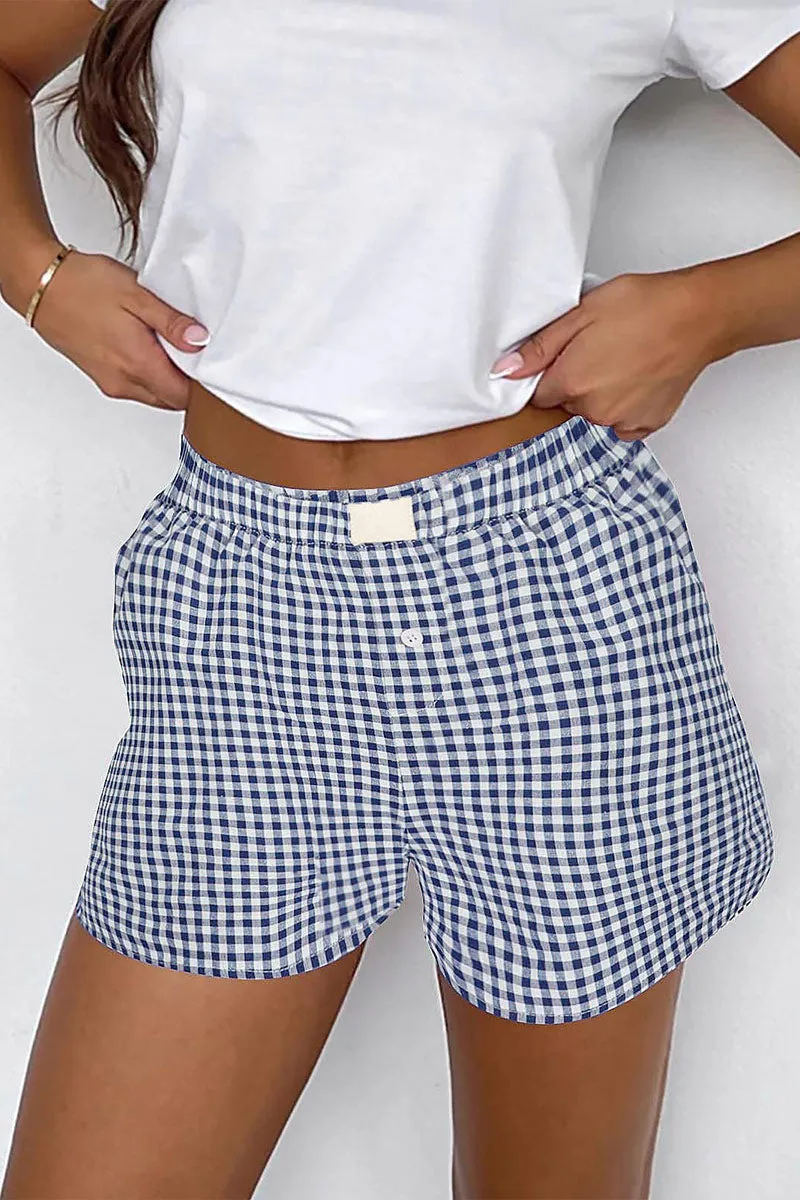 TNF4184 Checkered Casual Shorts