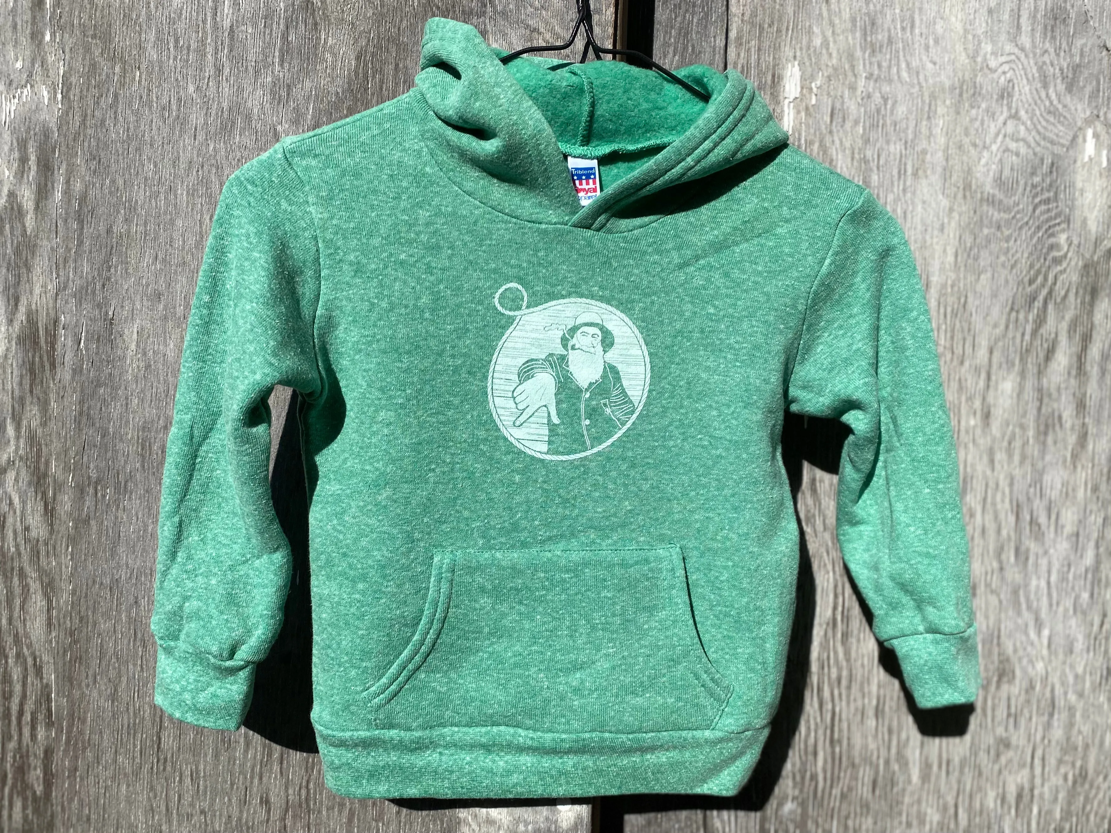 Toddler Light Green Captain Doug Pullover Hoodie