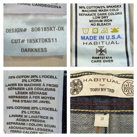 Tory Burch Habitual Jeans EUC $170 Size 31  J1672