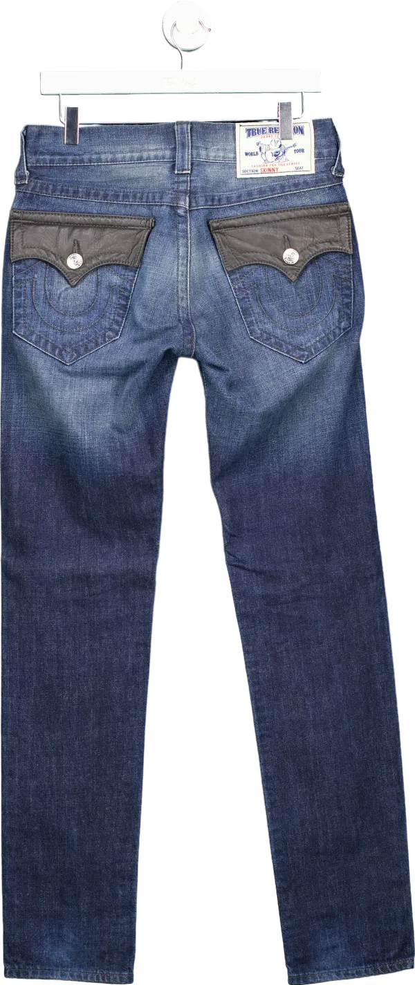 True Religion Blue Skinny Jeans UK 29W