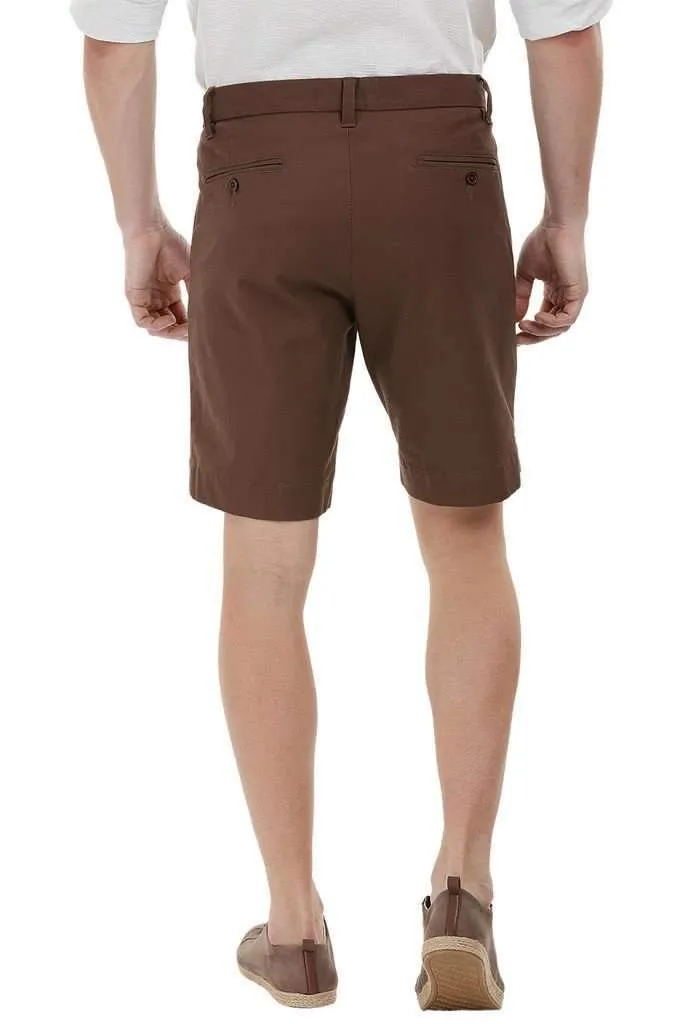Twill Brown Chino Shorts