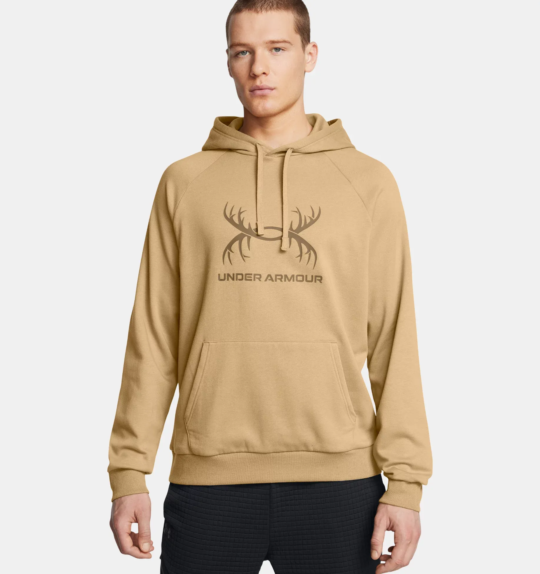 Under Armour Men's UA Rival Fleece Antler Hoodie
