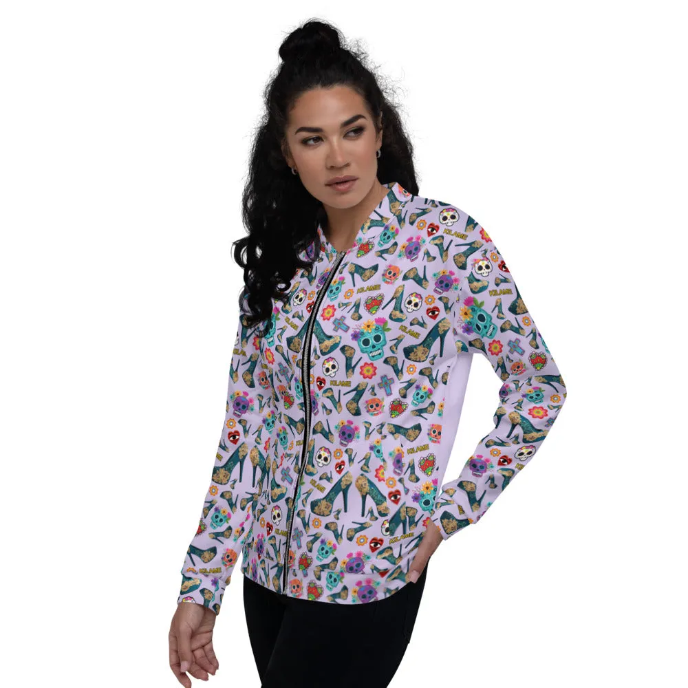 Unisex Bomber Jacket 'Viva la vida'